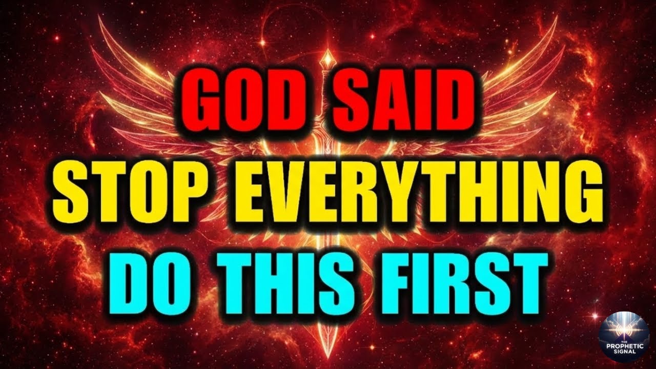 Chosen Ones ⚠️ God Says STOP — This Moment Will Change Everything ✨