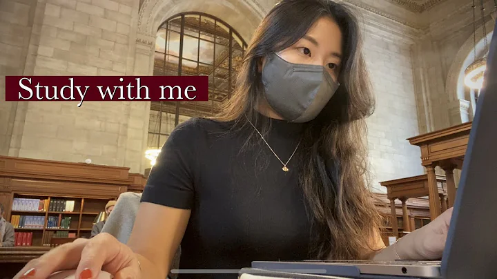뉴욕 국립도서관에서 같이 공부해요 Study With Me at the New York Public Library