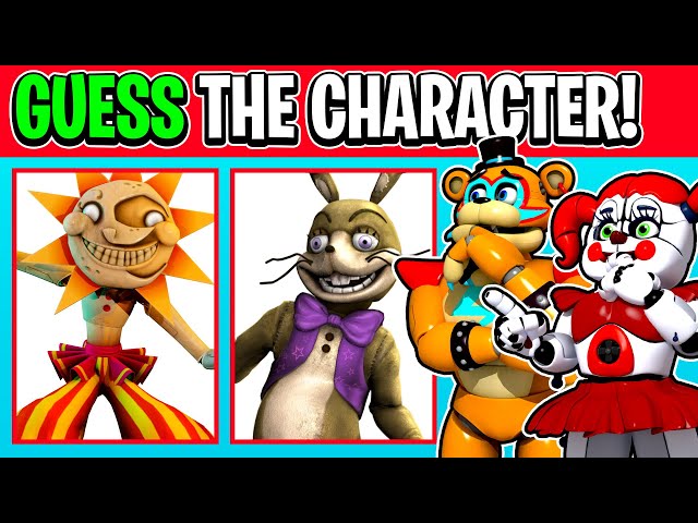 guess all the fnaf characters fnaf 1-4, 159 plays