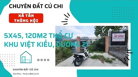 (KHU VIỆT KIỀU) - Đất nền Củ Chi, 235m2, 5x45, xã Tân Thông Hội, huyện Củ Chi - Chuyên Đất Củ Chi