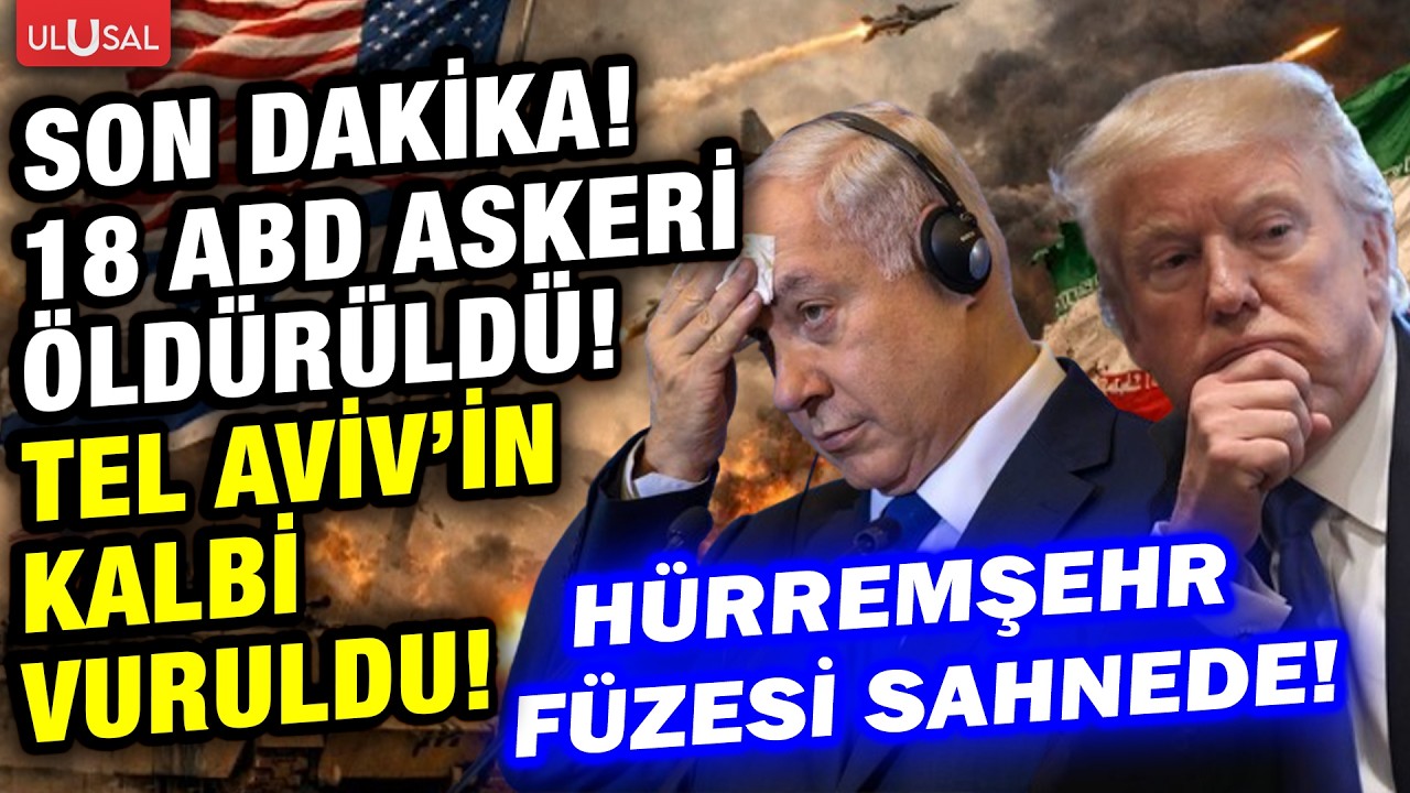 SON DAKİKA! İran Tel Aviv'i ve Körfez'de 18 ABD askerini vurduğunu açıkladı!
