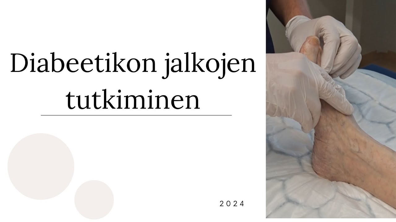 Diabeetikon jalkojen tutkiminen