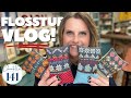 Mad for plaid pillow finish and an exclusive look behind the scenes of a flosstube vlog