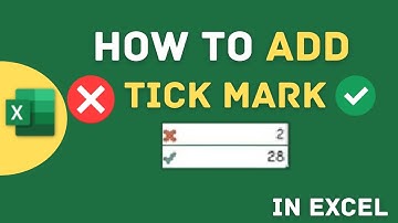 How to Add a Tick Mark in Excel: The Quick and Easy Way