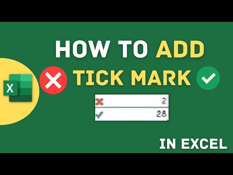 How to Add a Tick Mark in Excel: The Quick and Easy Way