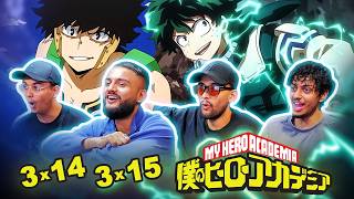 DEKU'S NEW SHOOT STYLE!! | My Hero Academia 3x14 & 3x15 | FIRST TIME REACTION