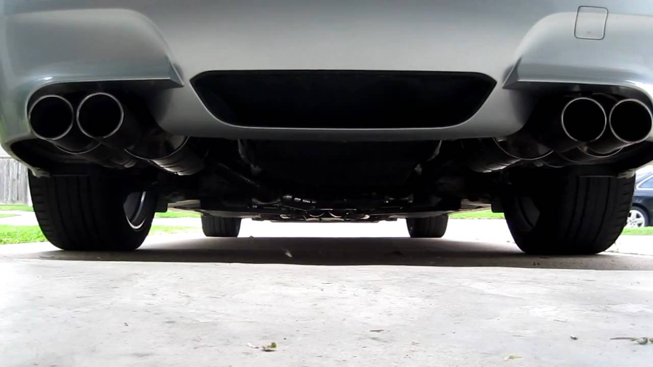 E60 M5 Meisterschaft Exhaust w/ Custom section 2 X-Pipe Resonator Delete