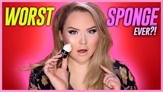 WORST MAKEUP SPONGE EVER?! Trying The TULIP Kabuki Sponge!