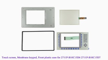 2711P-B10C15D6 2711P-B10C15D7 Plastic Case, Touch Screen, Membrane Keypad for PanelView Plus 1000