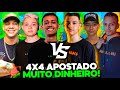 THURZIN FEZ JOGADA DO ANO LEVOU OS 4 NESSE 4V4 APOSTADO CONTRA TWO9! FT. BAK, DANTES, SINCE 😱🔥