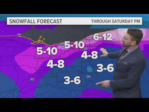 Tracking impactful snow: Cleveland weather forecast for January 18, 2024