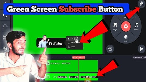 how to make subscribe buttoonon youtube video/New Subscribe animation button kaise banaen