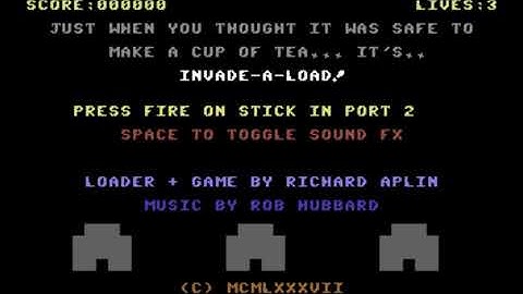 Commodore 64 Music (Invade-a-Load)