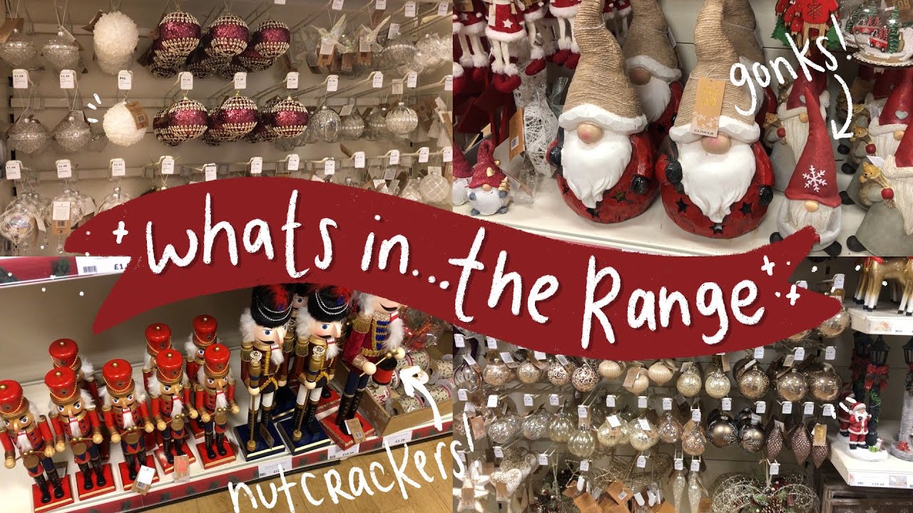 The Range 2020 Christmas Decorations 🎅🏻 What's In The Range & Haul 🎅🏻