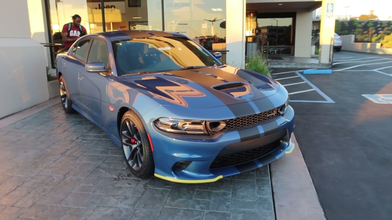2022 Dodge Charger Scatpack Frostbite Blue YouTube