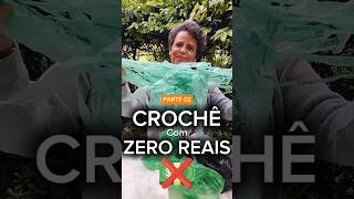 Transforme SACOLAS em Fios para crochê 🧶😱PART 02  CROCHÊ COM ZERO REAIS #crochet #croche #dicas #diy