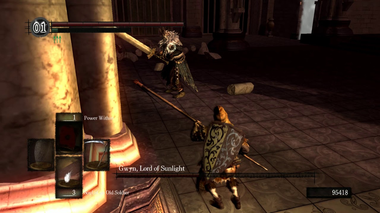 Dark souls daughters of ash.  Босс 33. Gwyn, Lord of Sunlight (no damage)