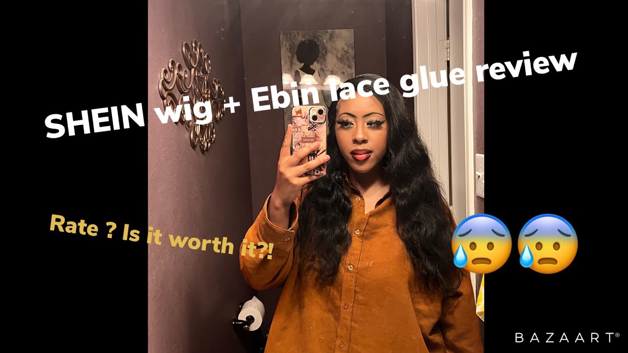 SHEIN wig review | + Ebin lace glue review‼️