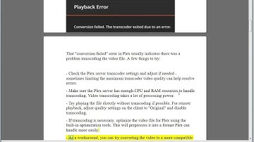 Fix Plex Playback Error on Windows