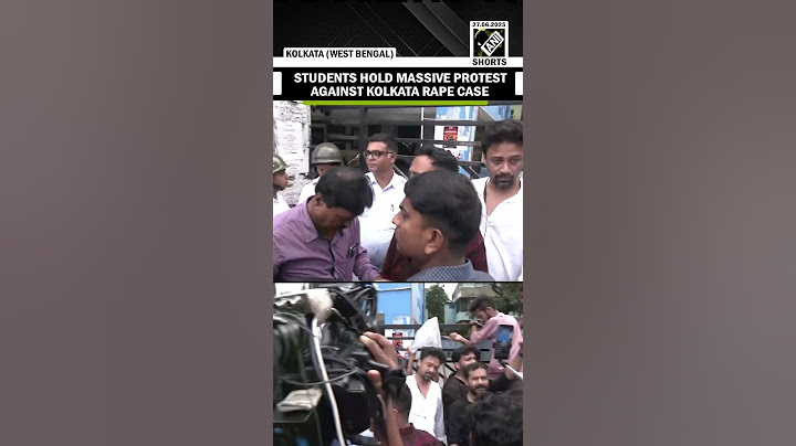 Kolkata rape case: Students hold massive protest in front of South Calcutta Law college