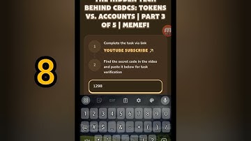 The hidden tech behind CBDCs: Tokens vs. Accounts | Part 3 of 5 | Memefi code