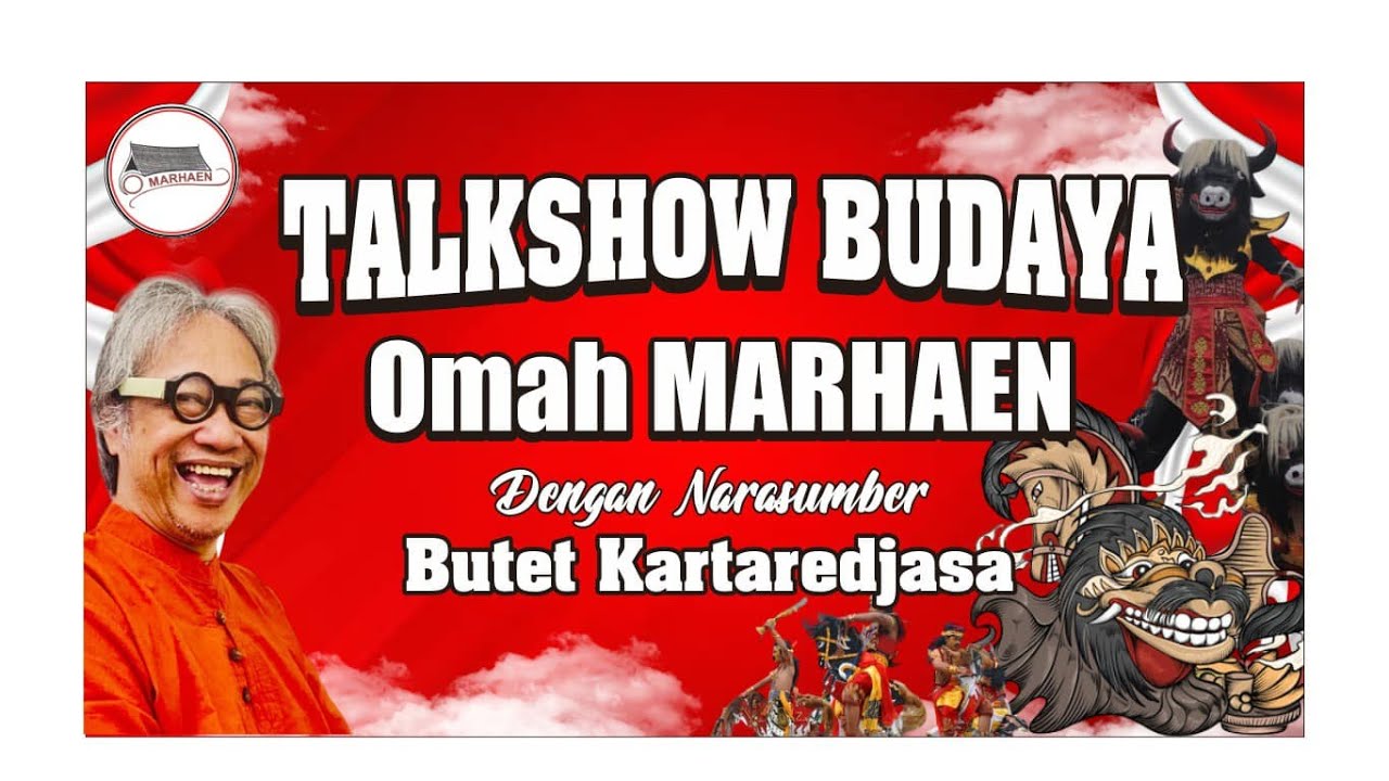TALKSHOW BUDAYA OMAH MARHAEN CILACAP DENGAN NARASUMBER BUTET KARTAREDJASA, PESANGGRAHAN, 8 JUNI 2025