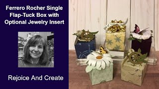 Single Ferraro Rocher Pizza Style Box with Optional Jewelry Insert