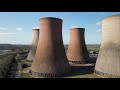 Rugeley Cooling Towers weeks before demolition, June 6th 2021, in 4K