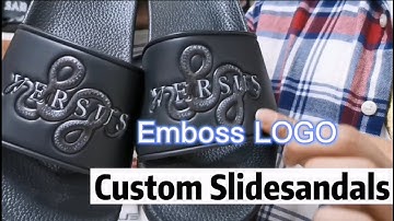 Custom Slide Sandals | Emboss Sandalslides | Style LOGO