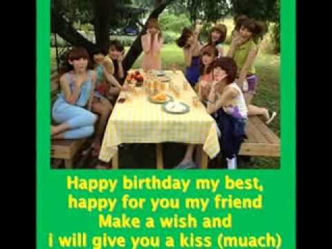 Cherry Belle - Birthday Kiss Lyric