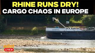 LIVE Germany s Rhine Runs Dry Record-Low Water Strands Cargo Ships As Heatwave Grips Europe