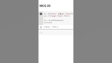 MCQ 20 #shorts #python #coding #leetcode #hackerrank #codechef #study #students #algorithm #reels