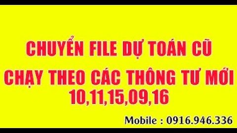Hướng dẫn chuyển dự toán cũ chạy theo định mức 10/2019/TT-BXD và các thông tư mới| DỰ TOÁN ETA