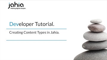 Developer Tutorial | Create Content Types for an Existing HTML Template in Jahia (2 of 3)