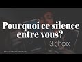 ☎️🤔 Pourquoi ce silence entre vous? 3 choix intemporels 💕