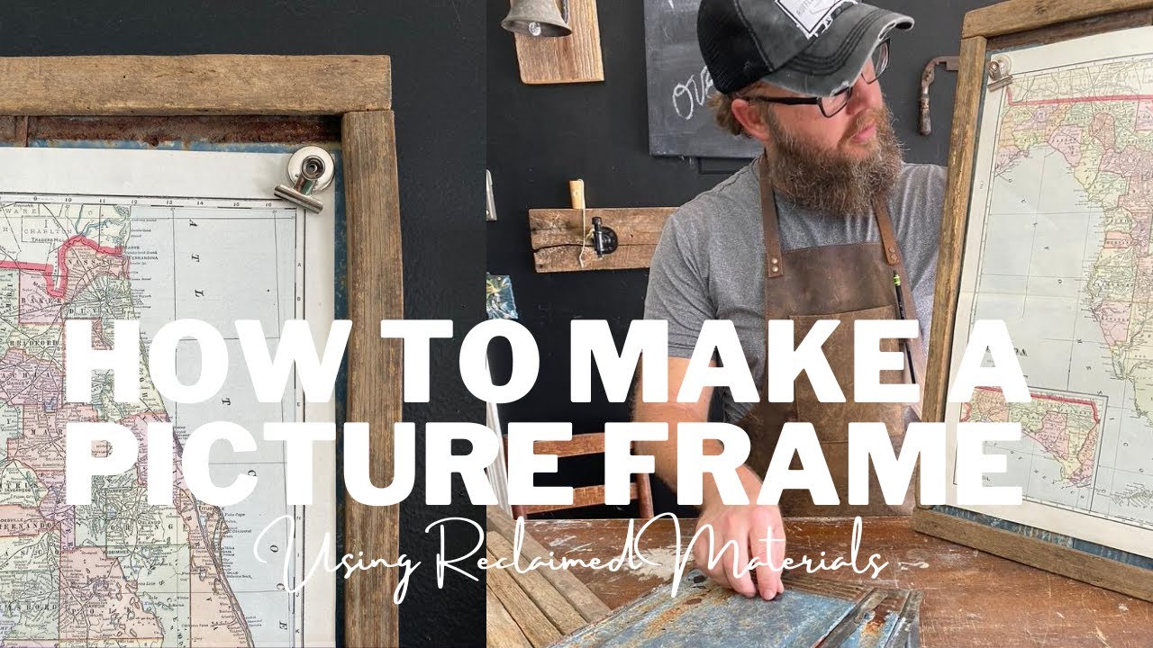 tobacco stick picture frames How to make a picture frame using reclaimed materials