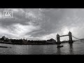 Walking in the Rain in London (Binaural City Sounds) 4k Rain Ambience