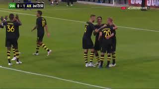 Shamrock Rovers (IRL) vs AIK (SWE) 0 - 1 goal Daniel Sundgren
