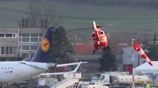 Helicopter SMURD Cluj landing on Aeroportul Internațional Avram Iancu Cluj 24.03.2023