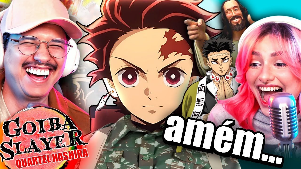 QUEBRAMOS com o KIMETSU NO YAIBA e o QUARTEL HASHIRA | React Tsukiuraya