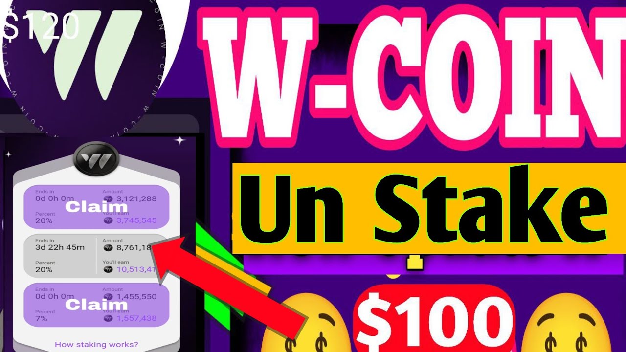 W-COIN Coin Stake Rewards | W-COIN New Mining New Update | W Coin ...