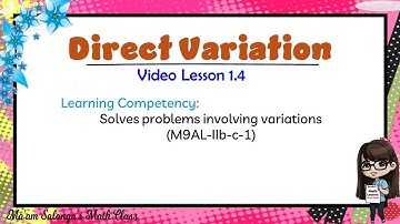 Solving Word Problems involving Direct Variation
