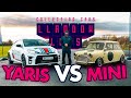 Toyota gr yaris vs morris mini cooper s  chris harris presents llandow laps