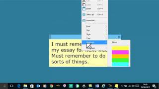 Stickies - sticky notes for the desktop