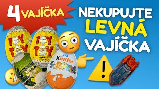 Rozbaluji 4 vajíčka - PROČ NEKUPOVAT LEVNÁ VAJÍČKA? 😬