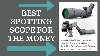 Best Spotting Scope for the Money // Gosky 20-60x80 Dual Focusing ED screenshot 4