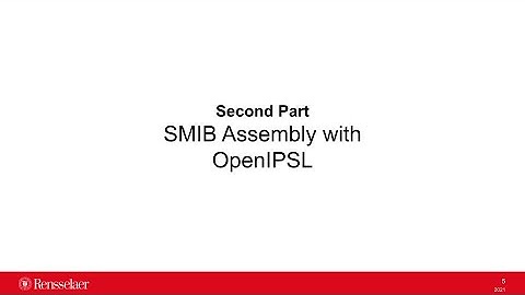 SMIB Tutorial: Assembly and Power Flow Generation for Dynamic Simulation using OpenIPSL (2/6)