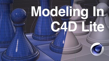 Modelleren in Cinema 4d Lite (2/5)