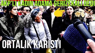 KADIN GERİZEKALI DEDİ ORTALIK BİRBİRİNE GİRDİ sürpriz son #sokakröportajları