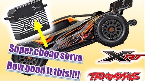How to upgrade your Traxxas XRT steering servo very cheaply!